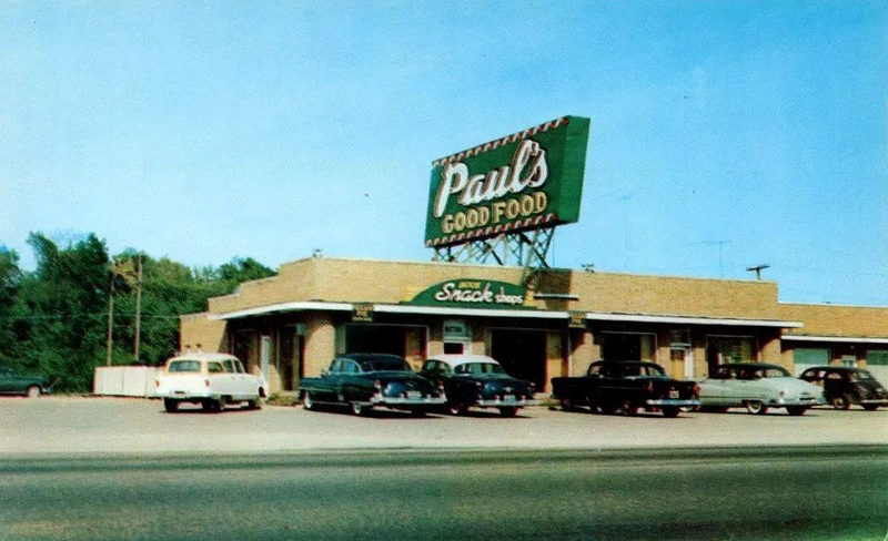 Pauls Good Food - Postcard (newer photo)